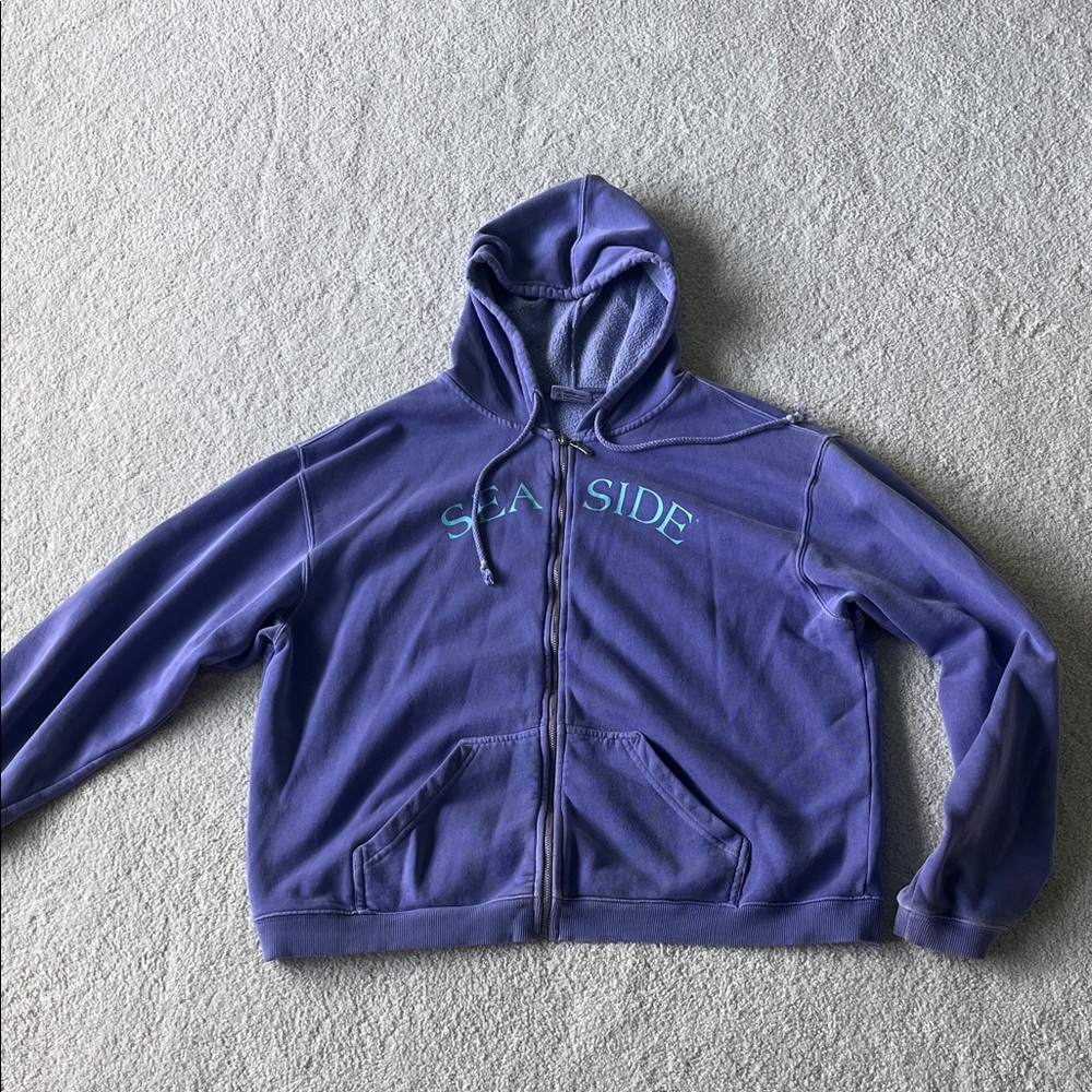 Lady Comfort Colors Seaside zip up Hoodie